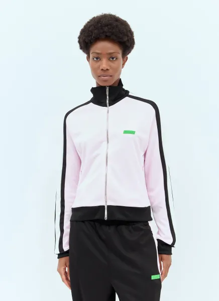Sporty Jersey Track Jacket