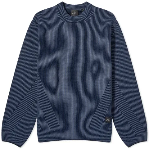 Ribbed Crew Knit