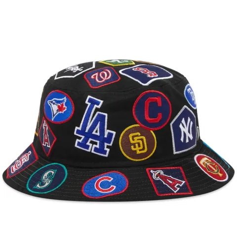 MLB All-Over Logo Bucket Hat
