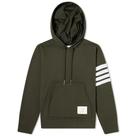 Engineered Stripe Popover Hoodie