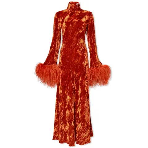 Crushed Velvet Dress