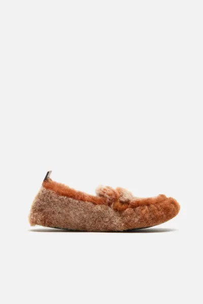 Shearling loafers