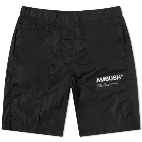Nylon Logo Shorts