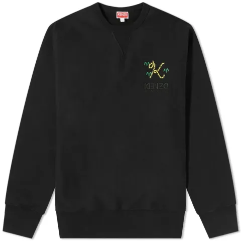 Oversized Tiger K Logo Crew Sweat
