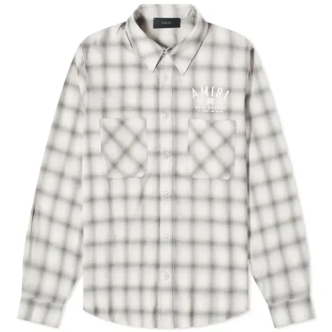 Logo Flannel Checked Shirt