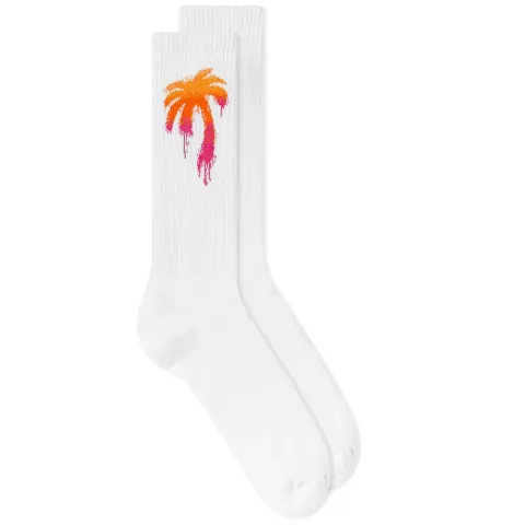 Palm Print Sports Socks