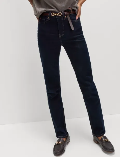 Marks & Spencer Sienna Straight Leg Jeans Indigo Mix