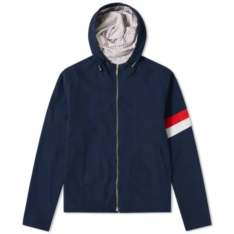 Arm Stripe Hooded Jacket