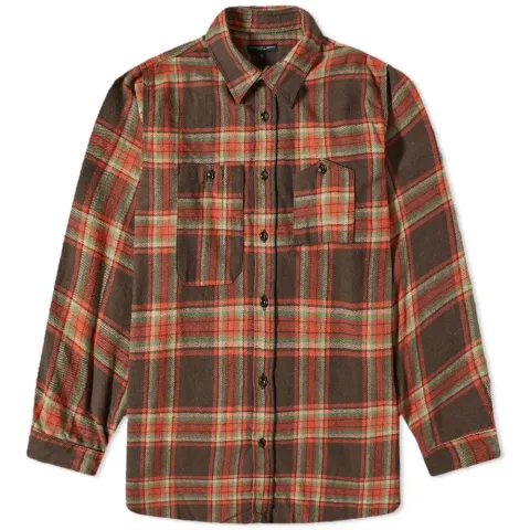 Plaid Flannel Work Shirt