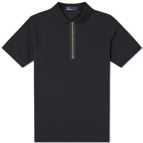 Fred Perry Zip Neck Pique Polo