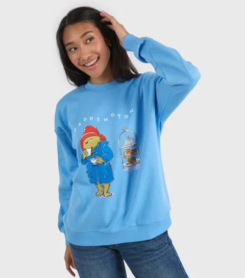 Women's Blue Paddington Sweet Treats Sweatshirt