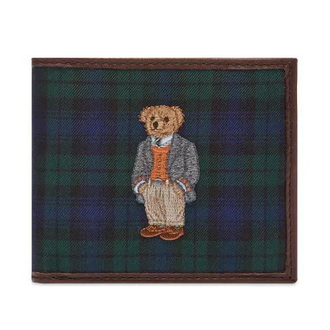 Tartan Bear Billfold Wallet