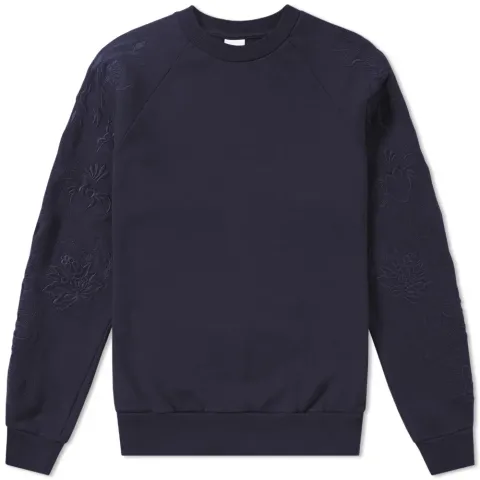 Embroidered Sleeve Sweat