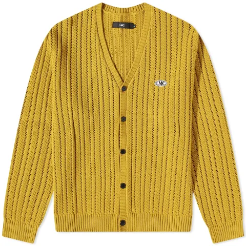 Oval Logo Knit Cardigan