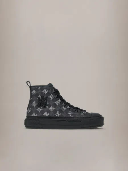 AMIRI MA QUAD CANVAS COURT HI - Black