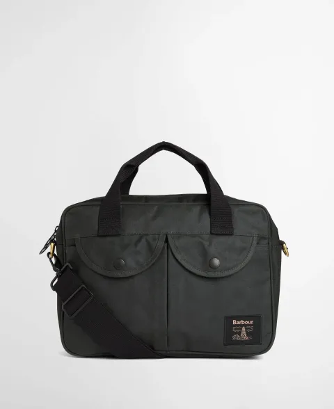 Field Waxed Laptop Bag