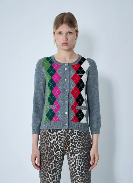 Cashmere-Blend Cardigan