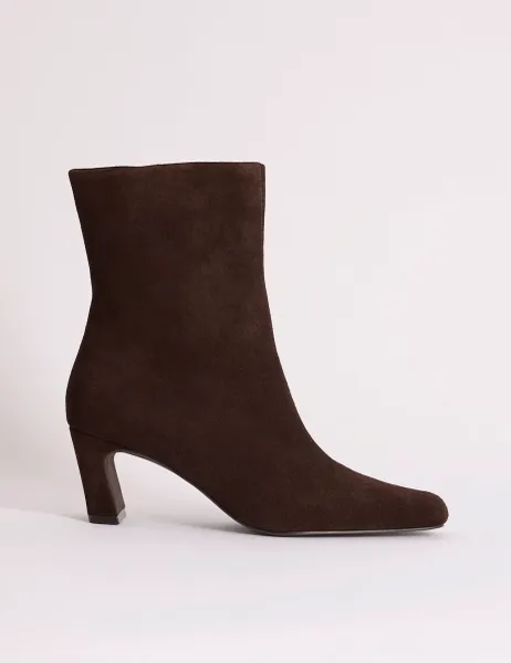 Nobody's Child Suede Ankle Boots Brown