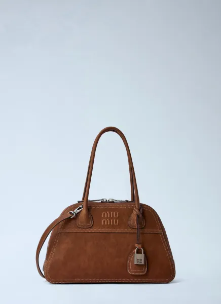 MIU MIU Vivant Suede Handbag