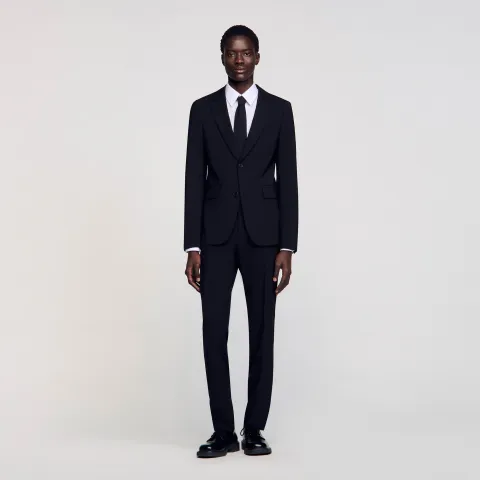 Virgin wool suit jacket
