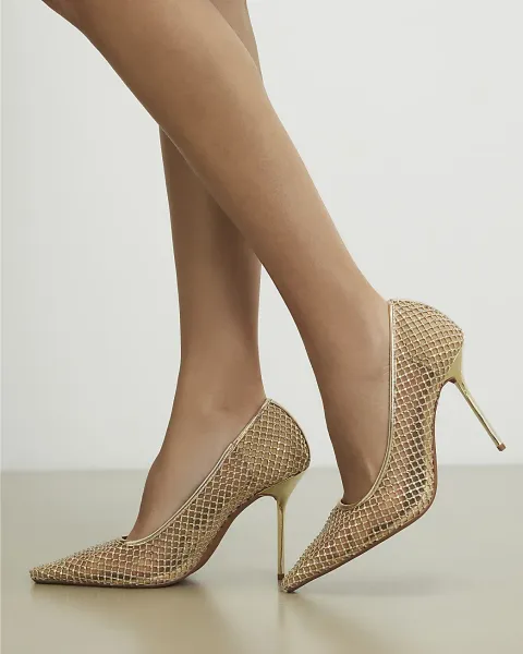 River Island Embellished Court Heels