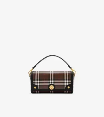 Top Handle Note Bag in Chocolate brown