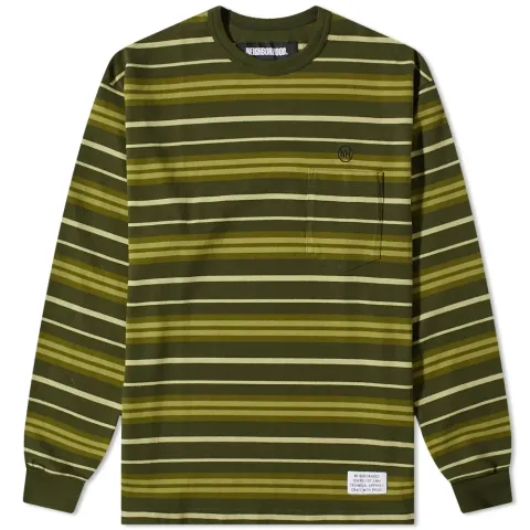 Long Sleeve Border T-Shirt