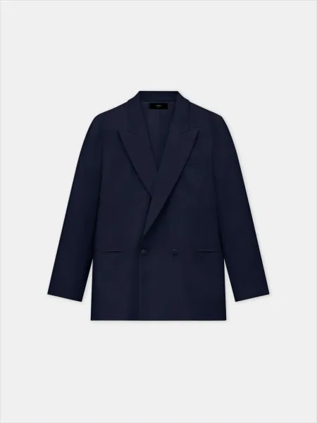 MA DOUBLE-BREASTED BLAZER - Dark Blue