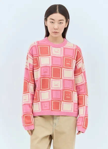 Face Jacquard Sweater