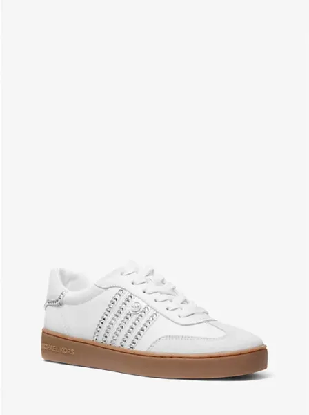 Scotty Embellished Leather Sneaker