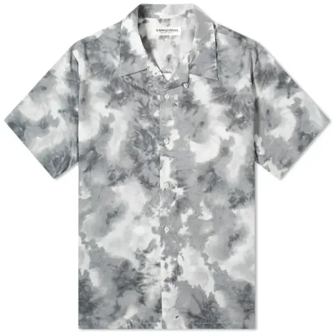 Tie-Dye Open Collar Shirt