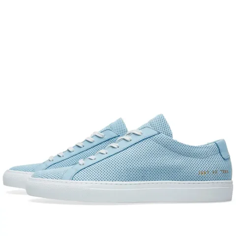 Achilles Low Perforated Leather