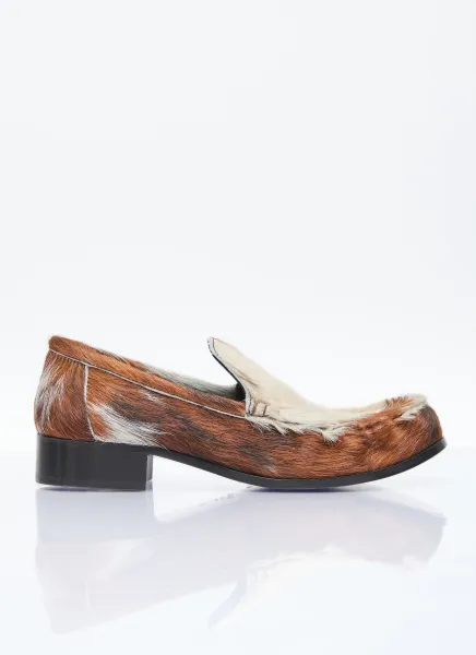 Hairy Leather Loafers
