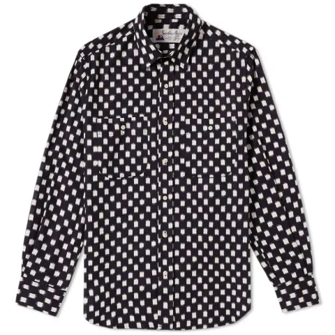 Santiago Shirt by Gitman Vintage Copo De Nieve Print Shirt