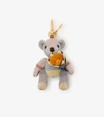 Thomas Bear Charm in Pebble beige - Women, Wool