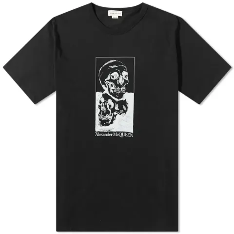Double Skull Logo Tee