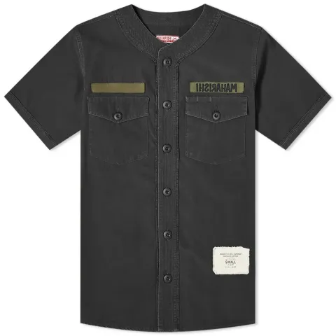 U.S. Mil Washed Poplin Baseball Shirt