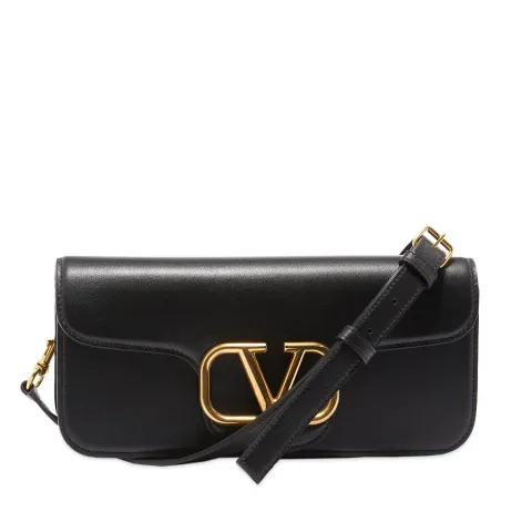 V Logo Cross Body Bag