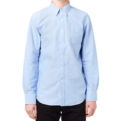 Concealed Button Down Oxford Shirt