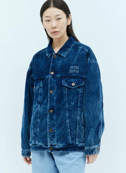 Washed Velvet Blouson Jacket