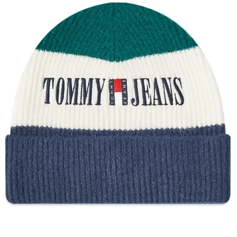 Modern Tech Stripe Beanie