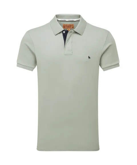 Schöffel Country St Ives Jersey Polo Shirt - Aqua Grey