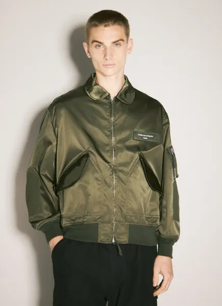 Nylon Twill Bomber Jacket