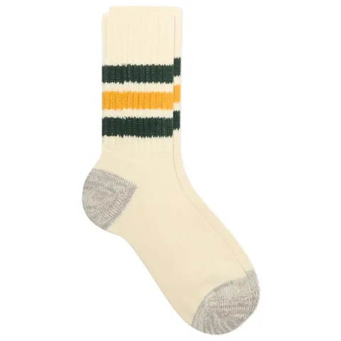 Coarse Rib Old School Crew Sock