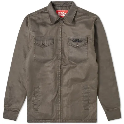 Wax Military Shirt Jacket