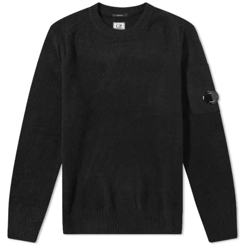 CP Company Fleece Knit Arm Lens Crew Knit