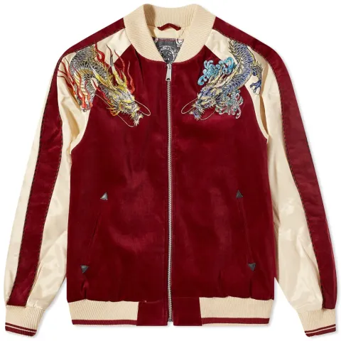 Dragon Embroidery Souvenir Jacket