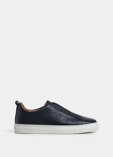 Hackett Vision Pebble Leather Trainer
