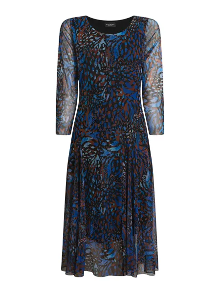 Sheer Printed Dress