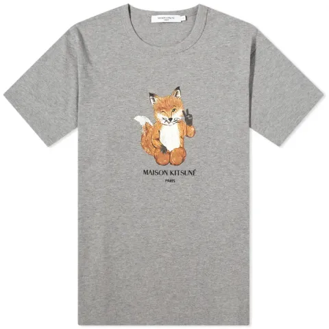 Maison Kitsuné All Right Fox Print Classic T-Shirt
